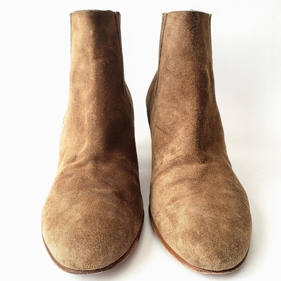 Vince Haider Taupe Suede Chelsea Ankle Boots in Flint Size 10 - Picture 6 of 12